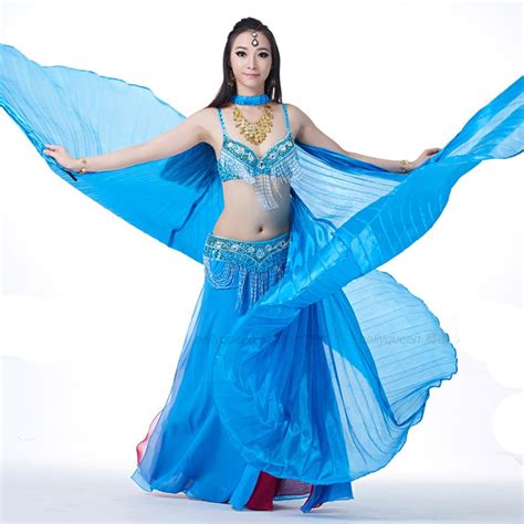 Professional Belly Dance Costume Isis Wings And Stick 9 Colors In Belly