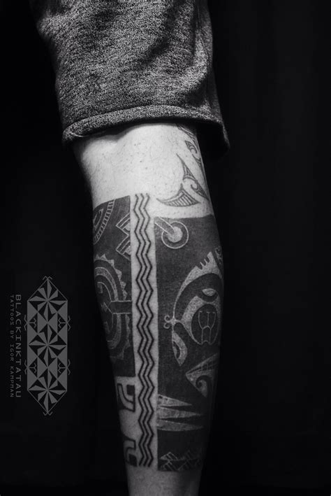Marquesan Style Tattoos By Igor Kampman Blackinktatau Polynesian