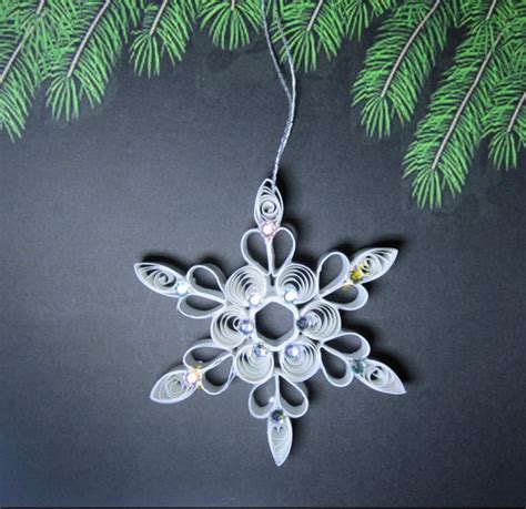 Items Similar To Style 1 Paper Quilled Snowflake On Etsy