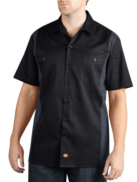 Dickies Mens Two Tone Short Sleeve Work Shirt