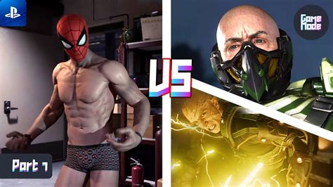 Naked Spider Man Vs Vultrue Electro Marvel S Spider Man Ps P Walkthrough Gameplay Modx