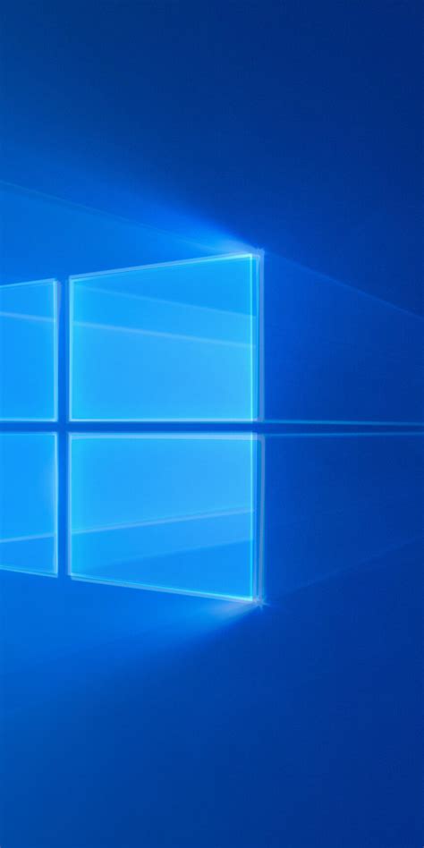 Windows 10 Wallpaper 4k Windows Logo Glossy Blue Background