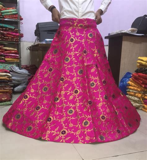 Designer Indian Lehenga Skirt For Women Banarasi Brocade Etsy