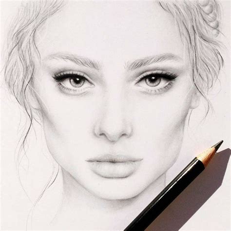 Pencil Drawing Face Pics Pencildrawing2019