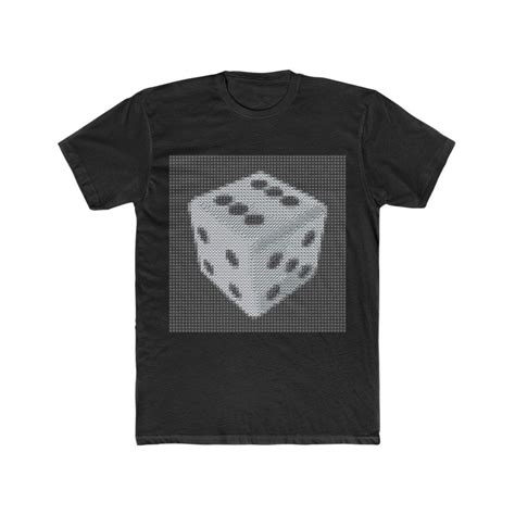 Dice Made Out Of Dices T Shirt Mens Cotton Tee Etsy