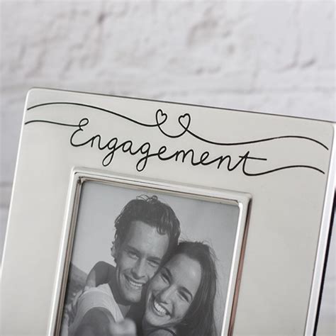 Engagement Love Is Satin Silver Photo Frame The T Experience