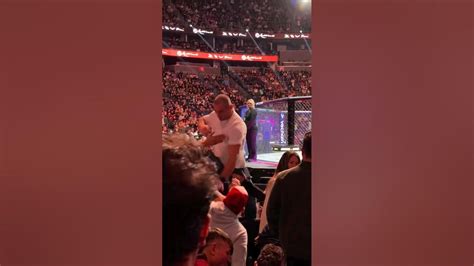 Close Up Of Strickland Vs Ddp Brawl At Ufc296😈 Youtube