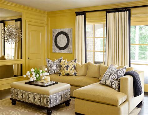 yellow living room ideas