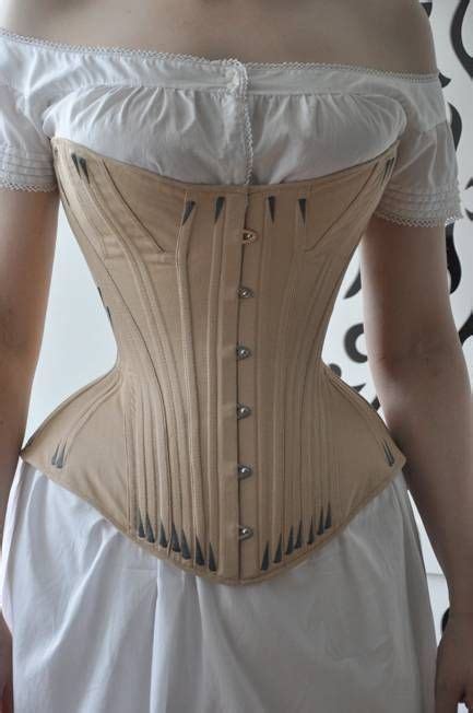 Before The Automobile Gusseted 1870s Corset The Pattern Is From 1876 I Found It From One Of