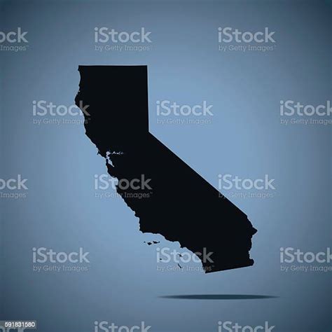 California Karte Stock Vektor Art Und Mehr Bilder Von Kalifornien
