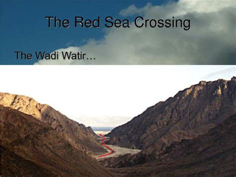 After crossing the red sea, this would still have placed the children of israel in the wilderness of etham , which would literally be the boundary of the sea. PPT - The Red Sea Crossing PowerPoint Presentation - ID:302463