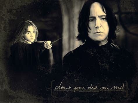 Severus Snape And Hermione Granger Hermione And Severus Wallpaper