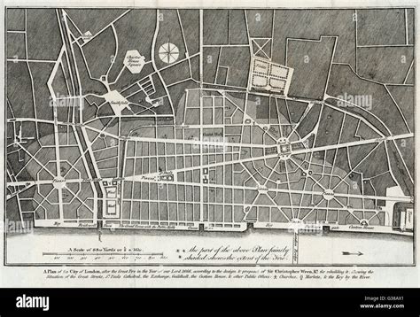 Plan Of London 17th Century Hi Res Stock Photography And Images Alamy