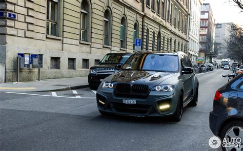 Thanks to optimised air flow and up. G-Power BMW X5 M Typhoon Spotted in Geneva - autoevolution