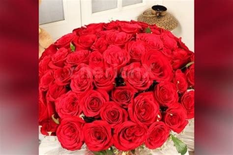 Buy 100 Red Roses Grand Bouquet Online And Get Them Delivered For Free
