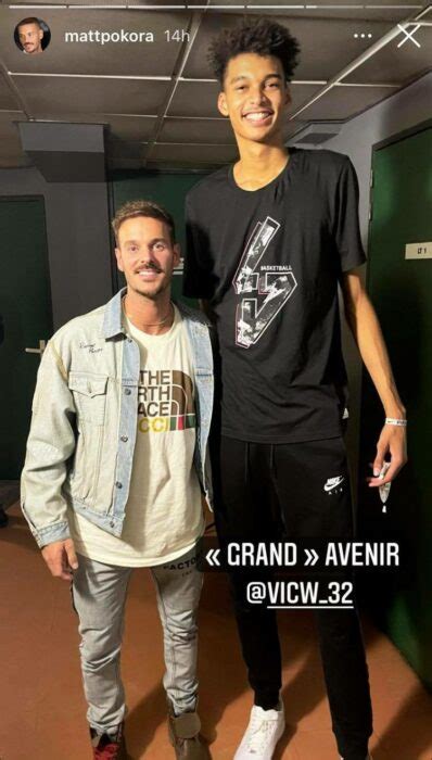 The Viral Photo Of Gigantic Victor Wembanyama Next To A French Star