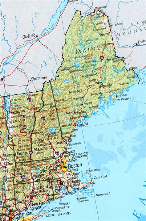 Map Of New England Printable Printable Word Searches