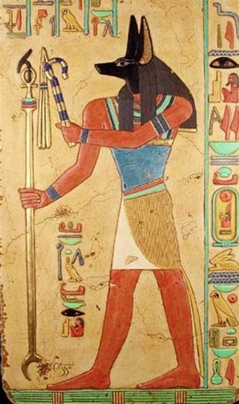 Ancient Egyptian Art Anubis