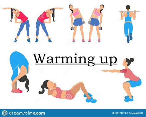 Stages Warm Up Sport For Health Clearly Shows The Girl In Minimalist
