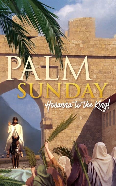 Palm Sunday Hosanna In The Highest Bulletin Sharefaith Media