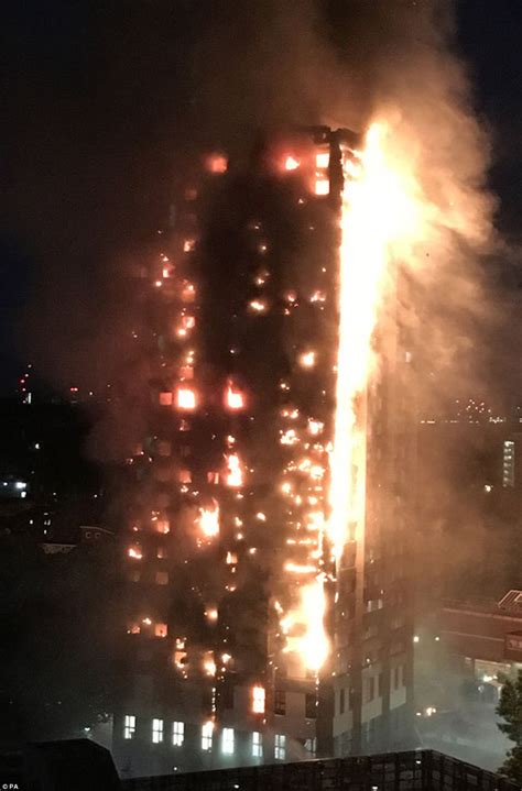 Grenfell Tower How Fire Took Hold Of The Building Daily Mail Online