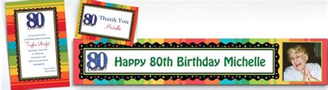 Party City 80th Birthday Invitations