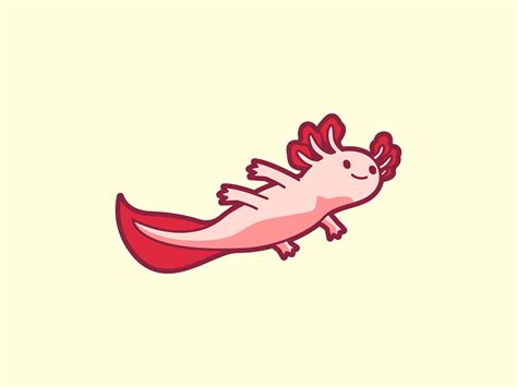 The Happy Axolotl By Kelvin Heslop On Dribbble