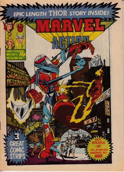 Starlogged Geek Media Again 1981 Marvel Action