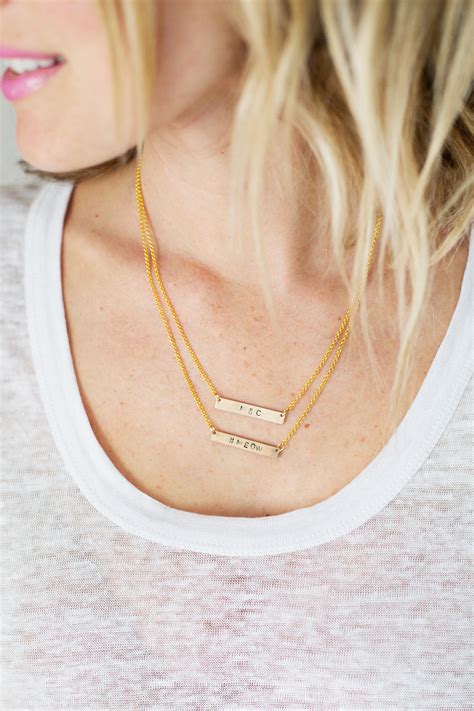 You will get inspiration from others. Make Your Own Hand-Stamped Necklace - A Beautiful Mess