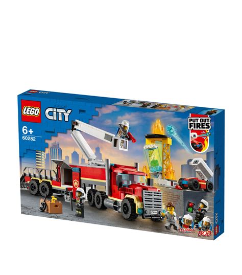 Lego City Fire Command Unit Building Set 60282 Harrods Uk