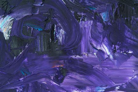 Purple And Black Abstract Painting Photo Free Blue Image On Unsplash