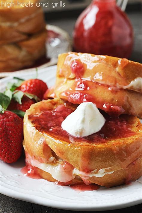 You may be able to find more information about this and similar content at piano.io Strawberry Cheesecake Stuffed French Toast | High Heels ...