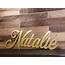 Name Natalie Cutouts Baby Sign Nursery Art  Etsy