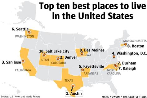 Seattle No 6 In New Ranking Of Best Places To Live In Us The