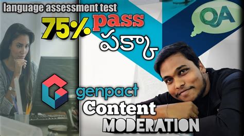 Genpact Content Moderators Language Assessment Test Questions And