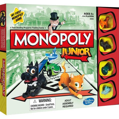 Monopoly Junior Game Board Games Games Games For Kids