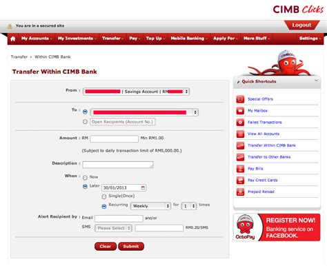 How to open new cimb bank account for online banking/what should be password for cimb mobile banking. ZONEX: Macam mana nak automatik kan pembayaran ke bank ...