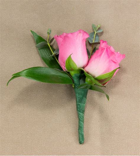 Pink Sweetheart Rose Boutonniere Prom Flowers Radebaugh Florist And