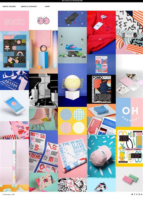 5 brilliant graphic design online portfolio examples to inspire you gambaran