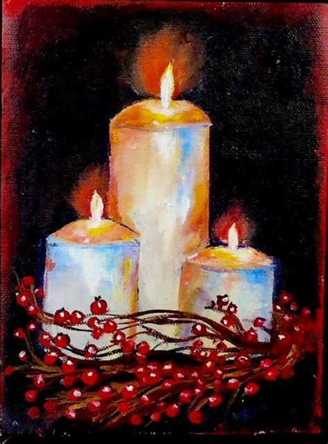 How To Paint A Candle Flame A Ginger Snap Acrylic Paint Tips And
