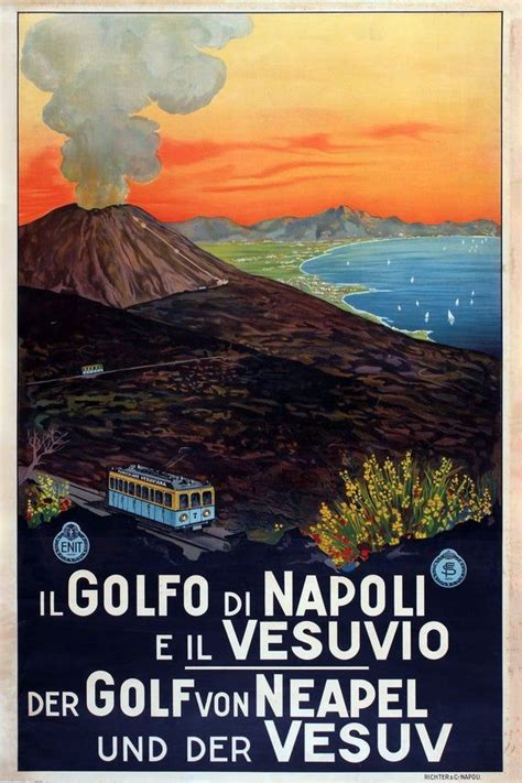 Napoli Vintage Travel Poster Napoli Italy Italy Travel Poster Art Deco