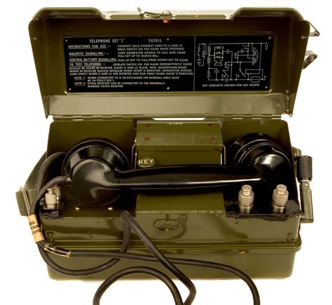 British Military Field Telephone Set J Militaria