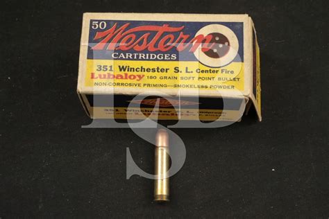Western Cartridge Company 50x 351 Win Sl Vintage Ammunition Western