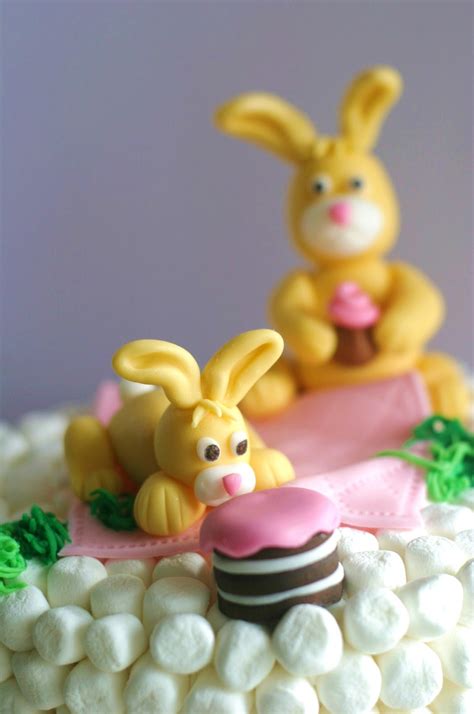 Wonderful Diy Easter Marshmallow Bunny Cake