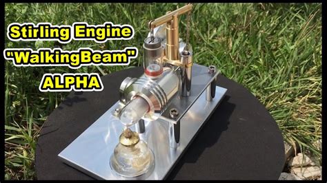 Stirling Engine Generator Walking Beam Alpha Configuration V1 Youtube