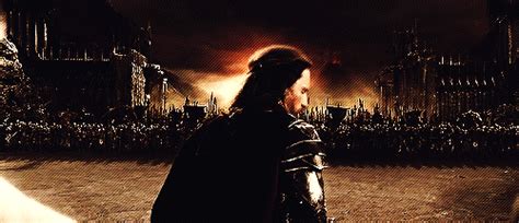 My lord of the rings 12 inch figure collection. lord of the rings aragorn gif | WiffleGif