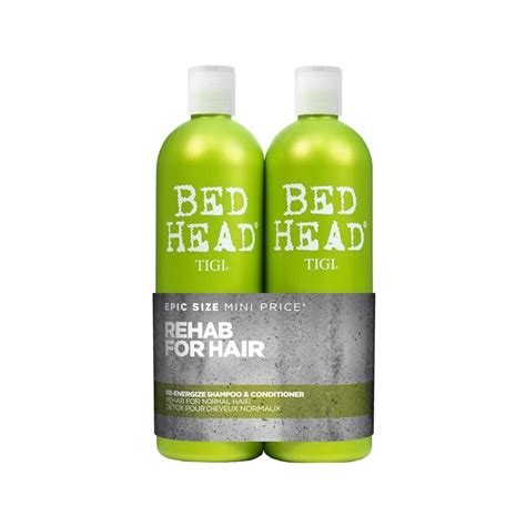 Tigi Bed Head Rehab For Hair Re Energize Shampoo Conditioner X Ml