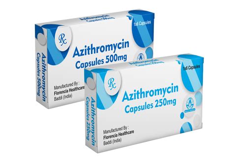 Azithromycin Capsules Usp 250500mg Prescription Treatment Anti