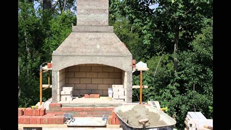 Fireplace Outdoor Construction Youtube