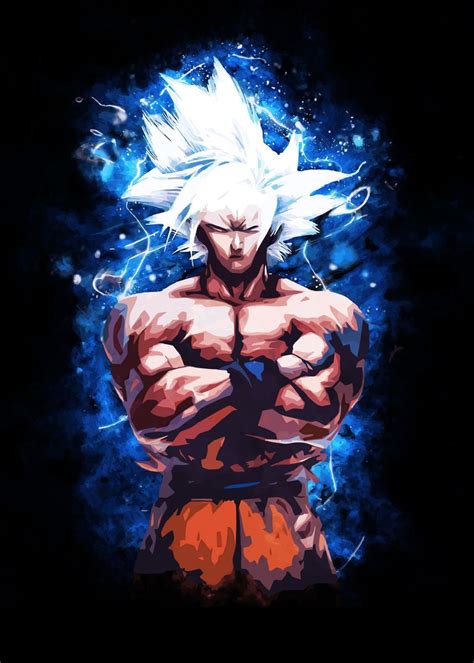 Goku Dragon Ball Poster By Battery Aaa Displate In 2021 Dragon